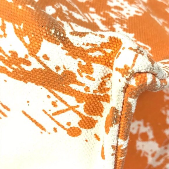 HERMES Hand Bag Bora Bora PM Cheval Spries bag with pouch Tote Bag Canvas Orange - Picture 12 of 16
